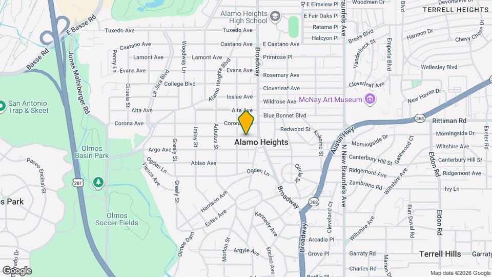 124 Normandy Ave Map and Location Details