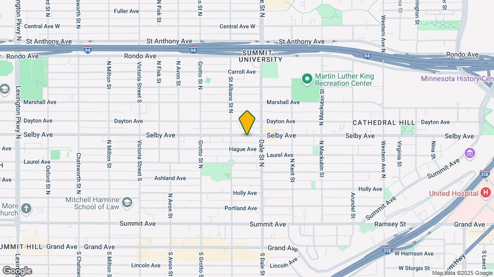 650 Selby Ave Map and Location Details