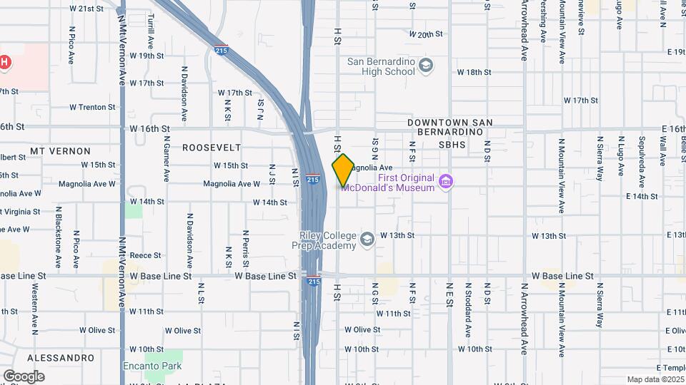 1373 N H St Map and Location Details