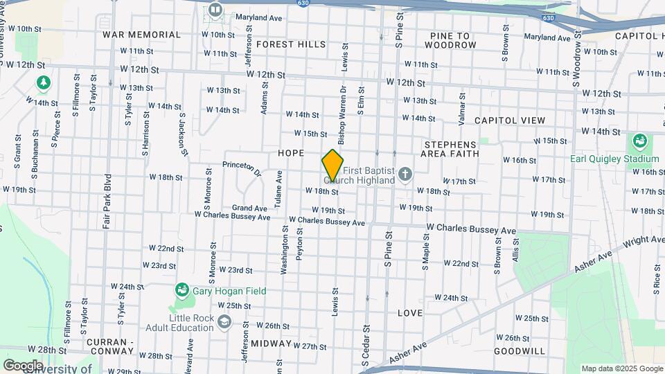 4204 W 18th St Map and Location Details