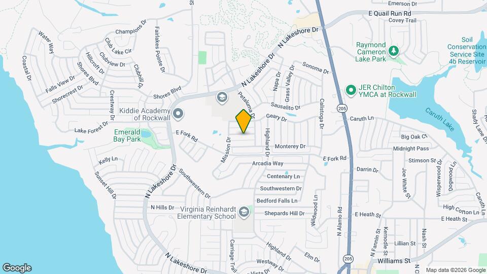 725 Vallejo Dr Map and Location Details