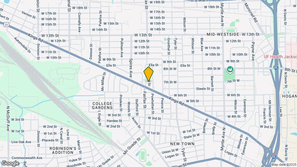 1682 Hiram St Map and Location Details