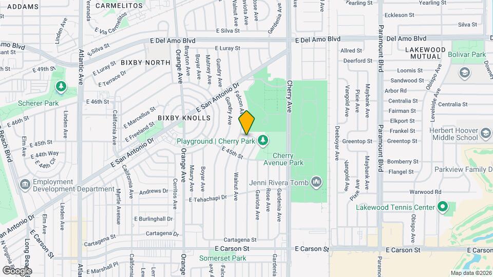 4549 Walnut Ave Map and Location Details