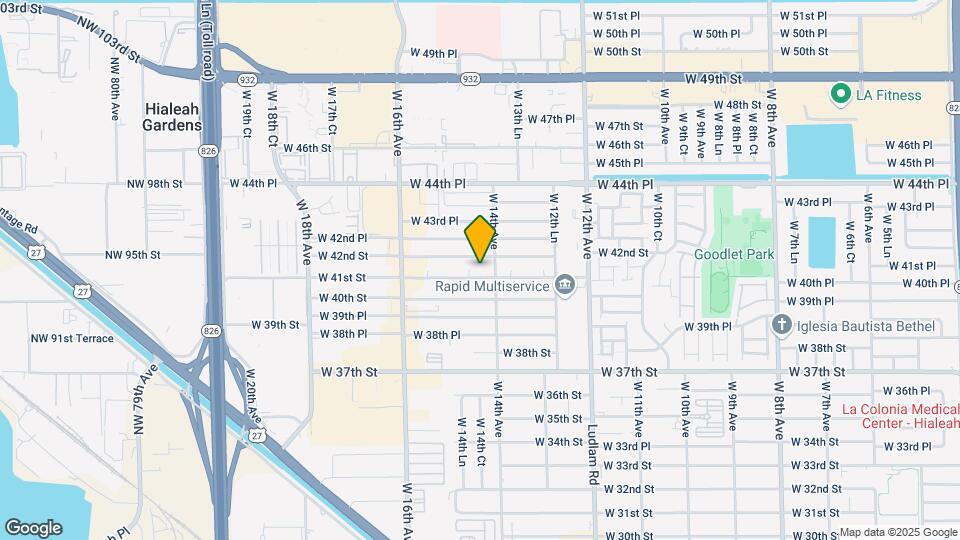 1425 W 41st St Map and Location Details