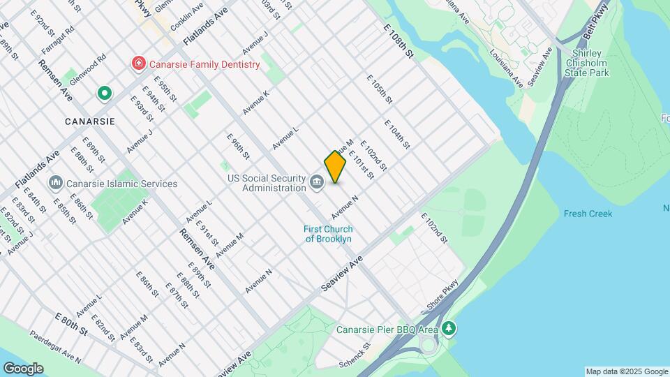 1348 E 99th St Map and Location Details