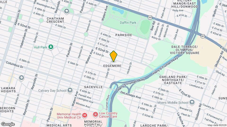 1308 E 54th St Map and Location Details