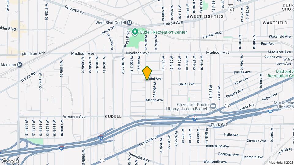2109 W 98th St Mapa y Detalles de la Ubicación
