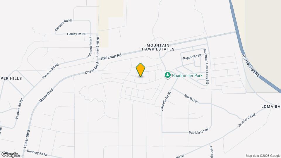 6316 Kestrel Dr NE Mapa y Detalles de la Ubicación