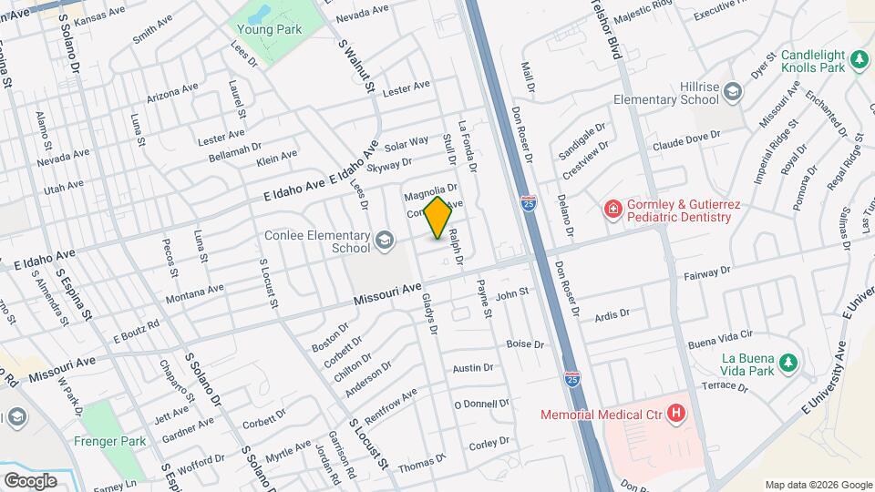 2217 El Caminito Ave Mapa y Detalles de la Ubicación