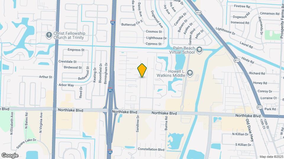 9287 Sunrise Dr Map and Location Details