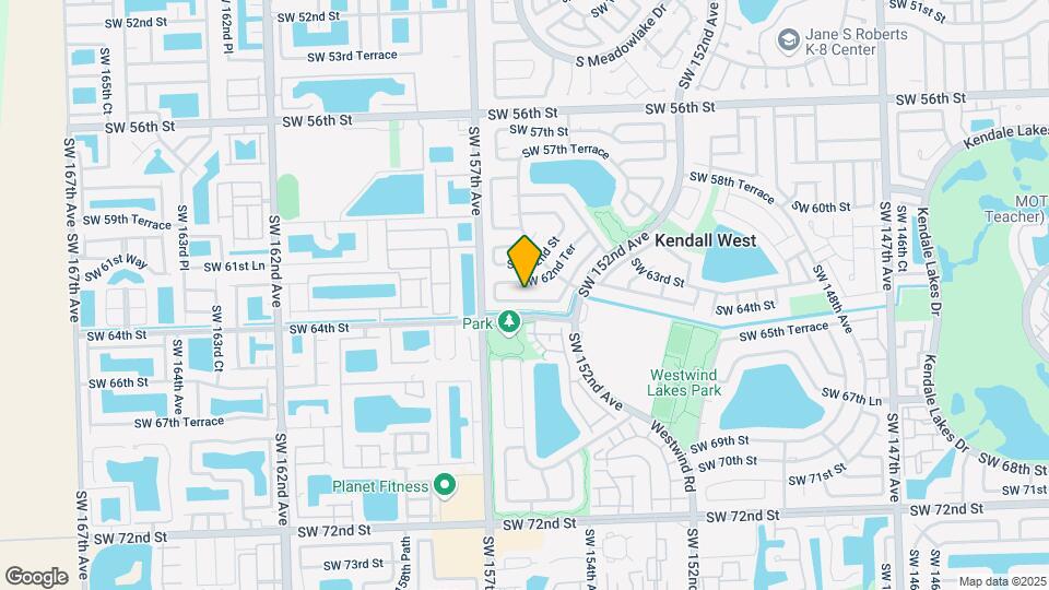 15615 SW 63rd Ter Map and Location Details