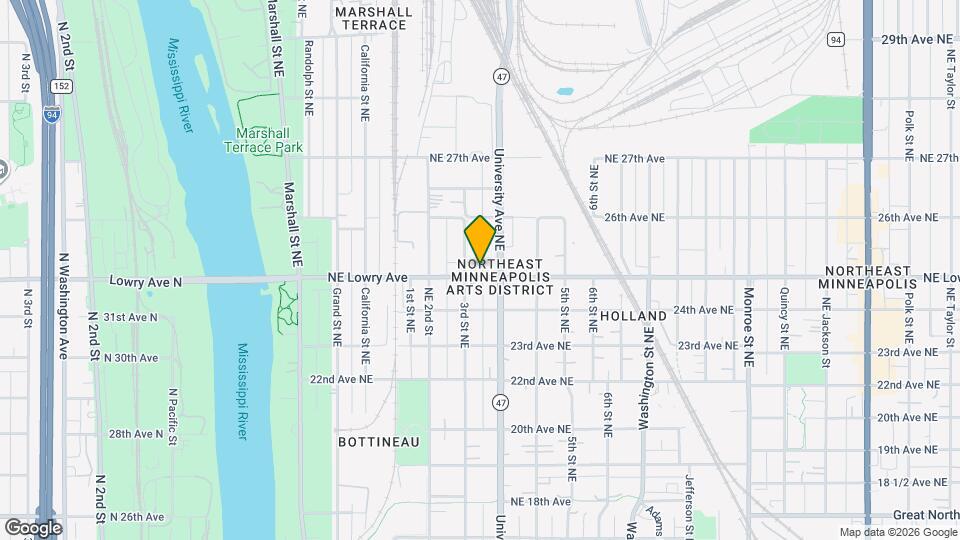 313 Lowry Ave NE Mapa y Detalles de la Ubicación