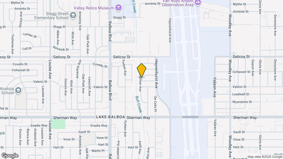 7436 Ruffner Ave, Unit ADU Map and Location Details