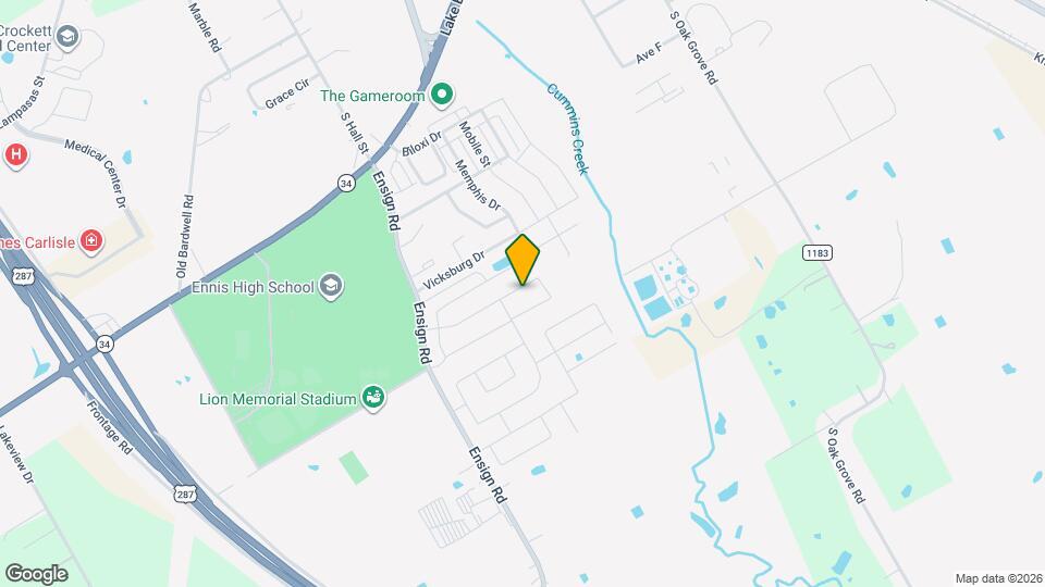 911 Lady Bird St Map and Location Details