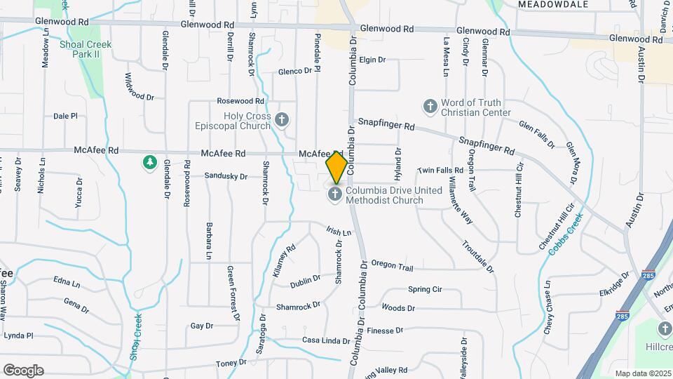 2074 Oak Park Ln Map and Location Details