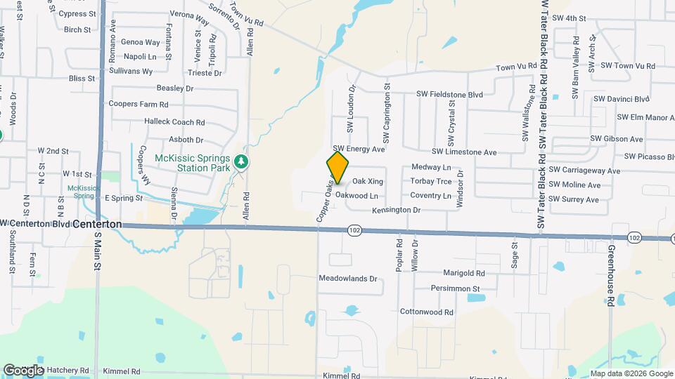 867 Oakwood Ln Map and Location Details