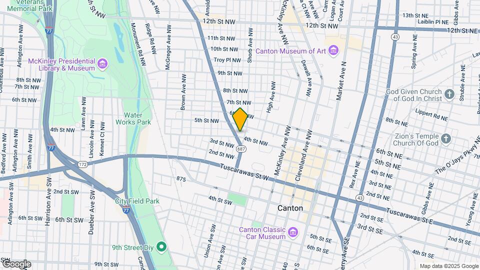 909 4th St NW Map and Location Details