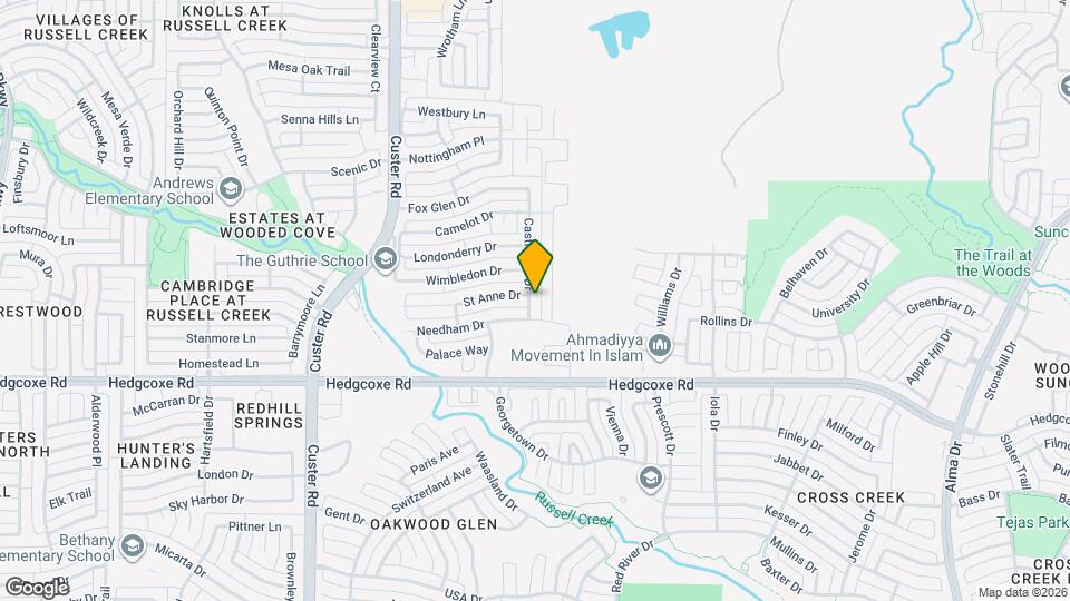 613 Castleford Dr Map and Location Details