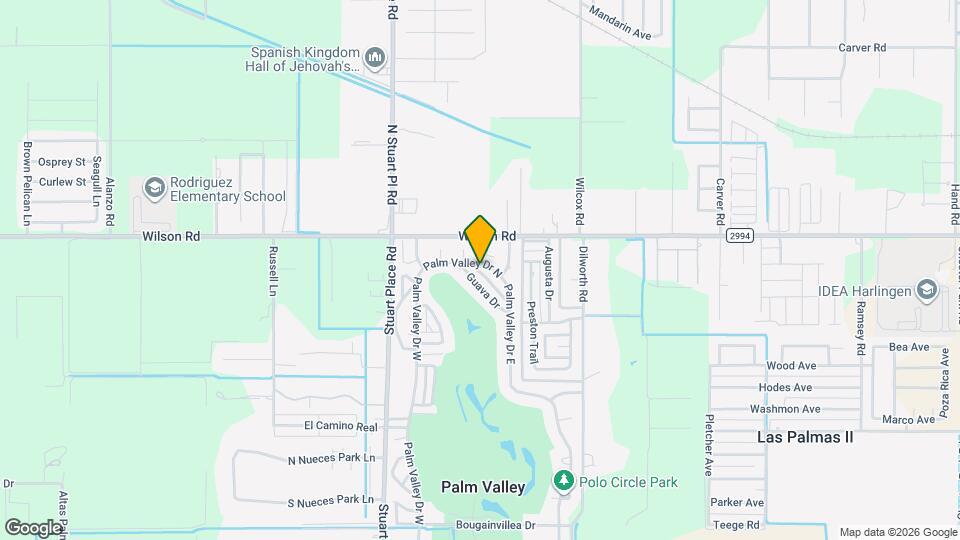 5401 Palm Valley Dr N Map and Location Details