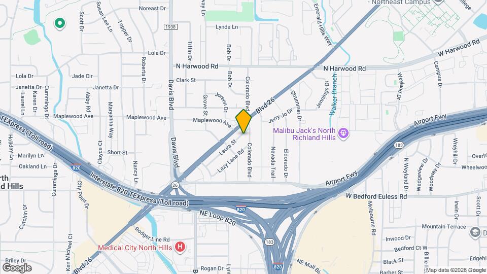 8020 Laura St Map and Location Details