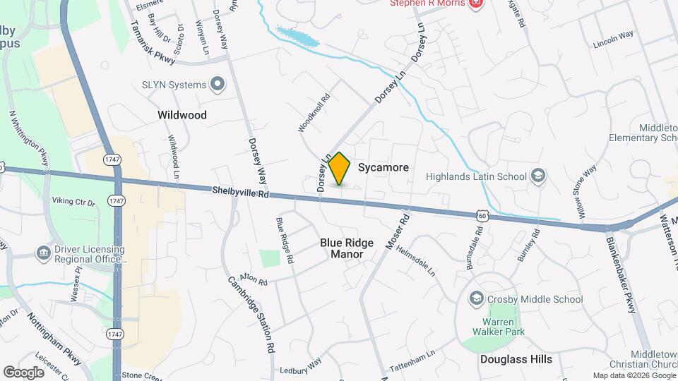 10443 Ghentwood Row, Unit Room A Map and Location Details