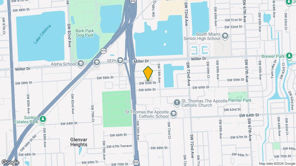7500 SW 59th St Map and Location Details