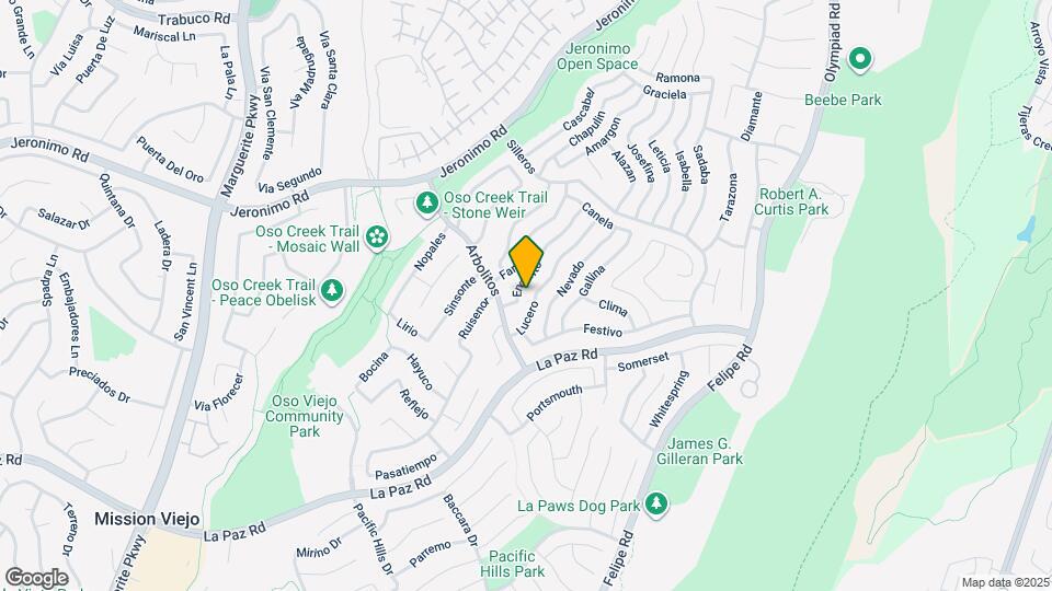 27915 Lucero Map and Location Details