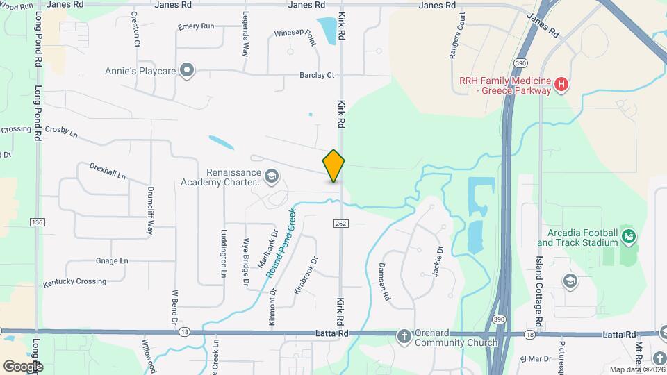 309 Kirk Rd Map and Location Details