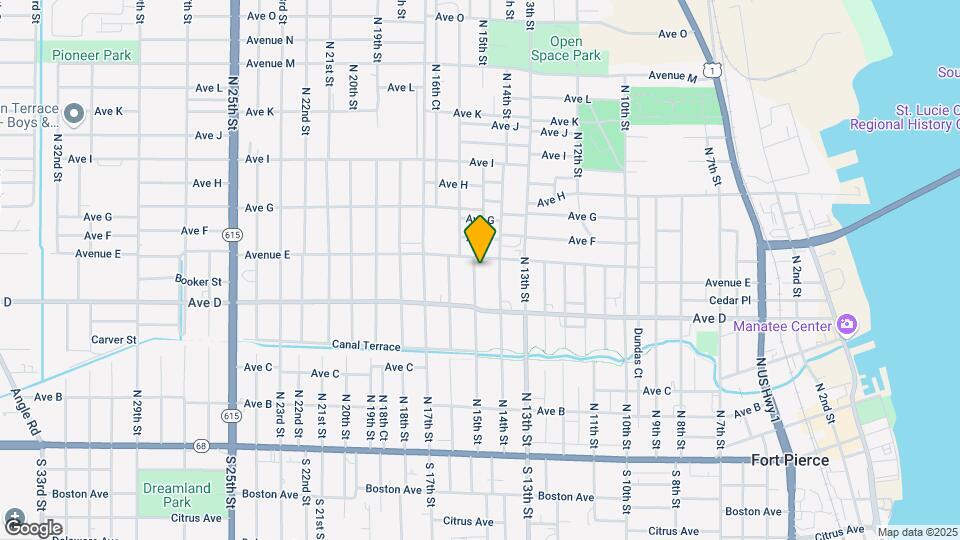 522 N 15th St Map and Location Details