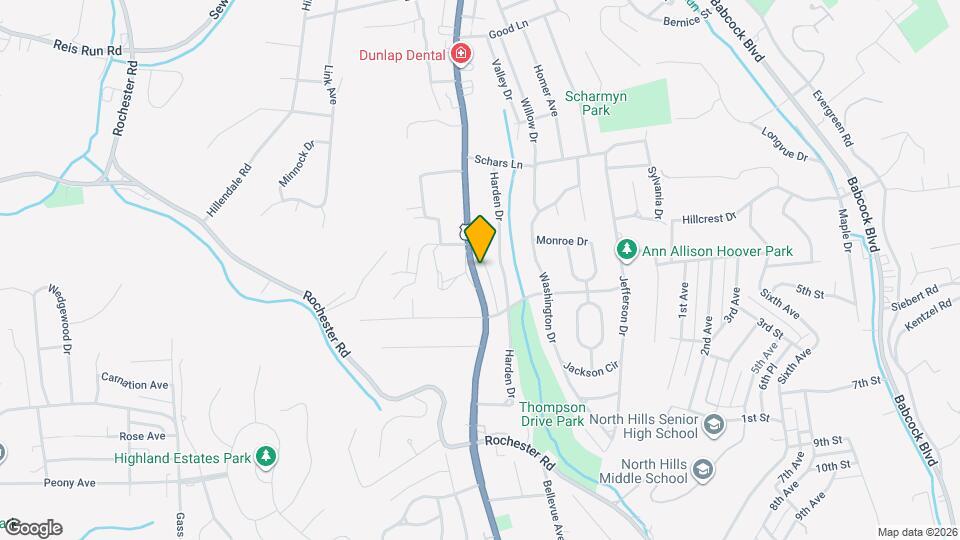 816 Perry Hwy Map and Location Details