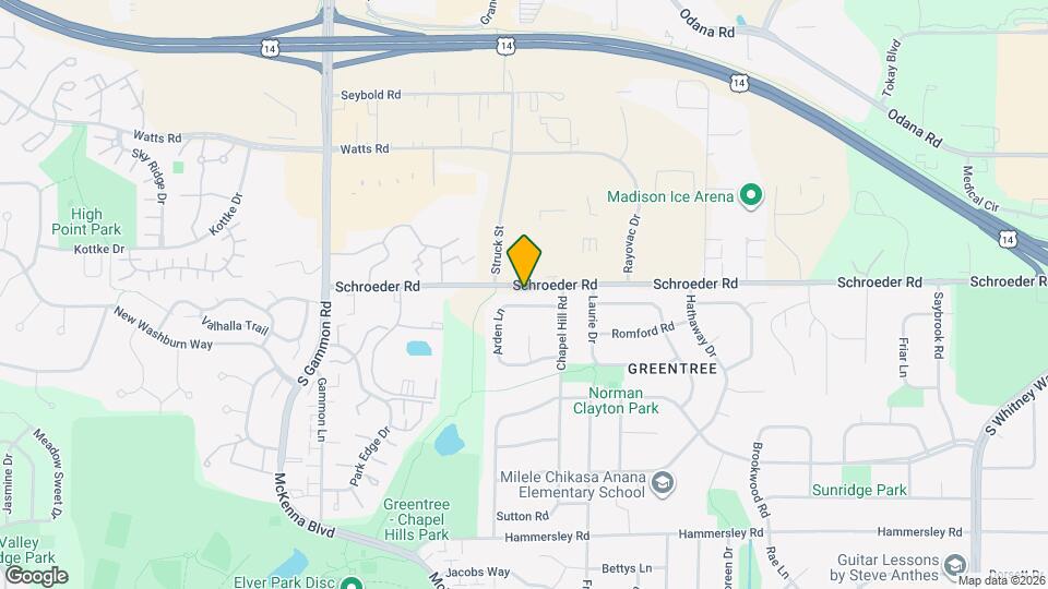 6616 Berkshire Rd Map and Location Details
