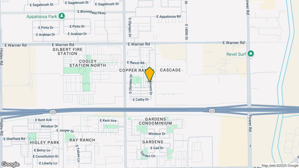 1057 S Deerfield Ln Map and Location Details