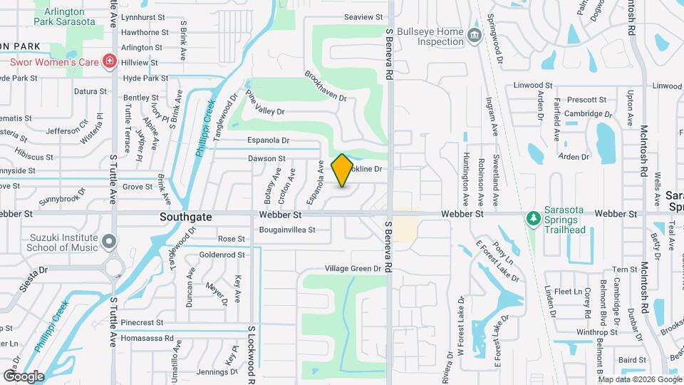 2650 Leafy Ln Map and Location Details