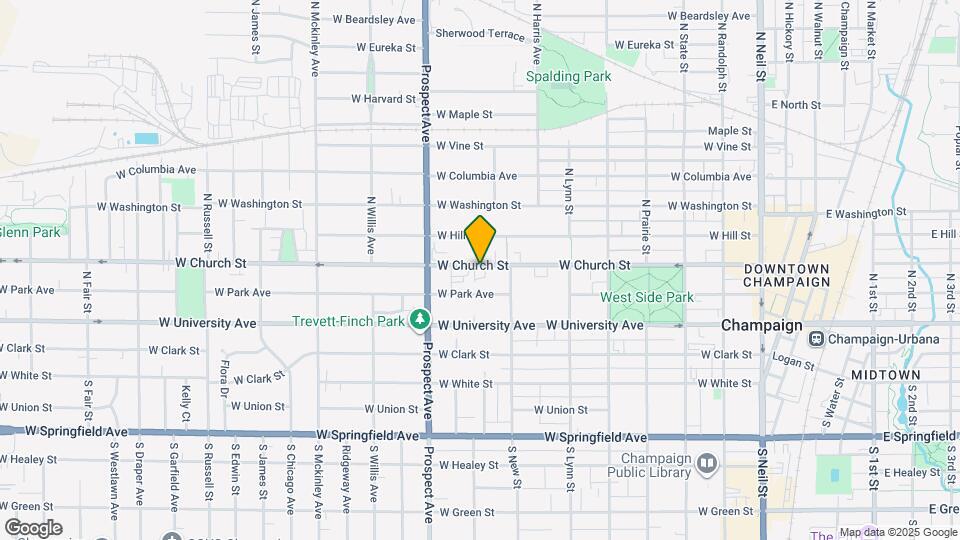 711 W Church St Map and Location Details