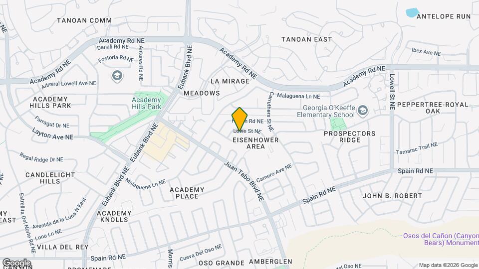 10720 Lowe St NE Map and Location Details