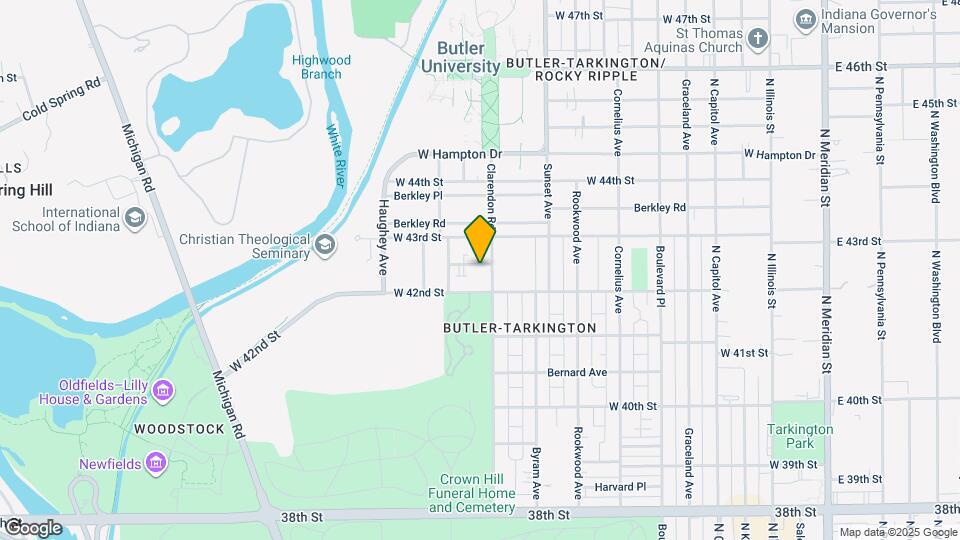 707 Clarendon Pl Map and Location Details