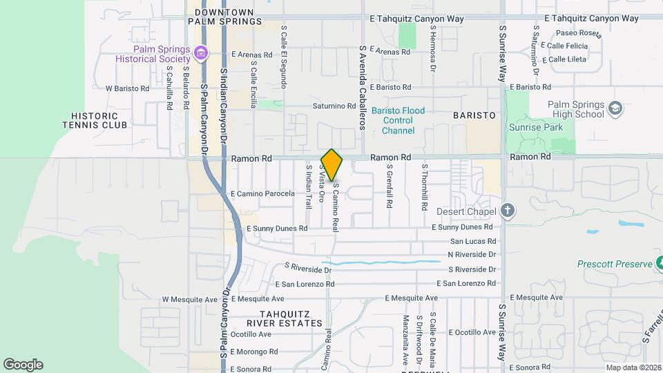 585 S Camino Real, Unit #3 Mapa y Detalles de la Ubicación