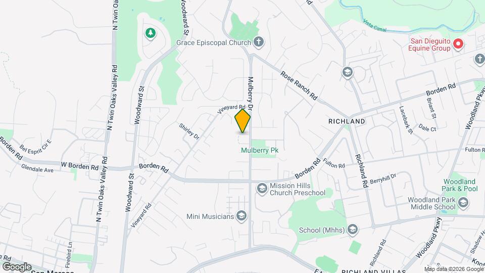 849 Loganberry Ct Map and Location Details