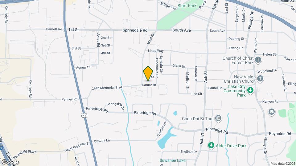 556 Lamar Dr Map and Location Details