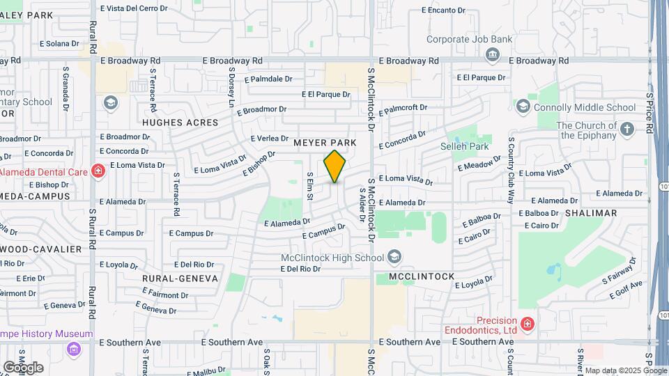 2639 S Butte Ave Map and Location Details