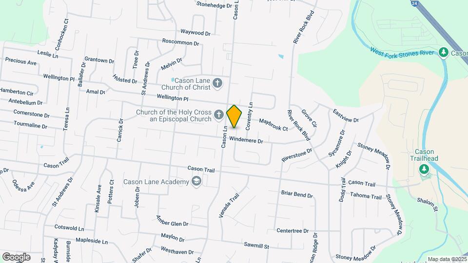 1310 Amberwood Cir Map and Location Details