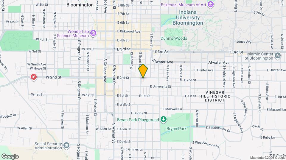 406 E 2nd St, Unit 1 Map and Location Details