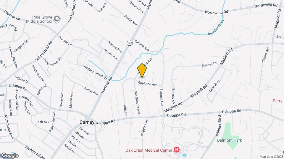 9702 Oakdale Ave Map and Location Details