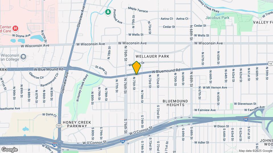 412-416 N 75th St Map and Location Details