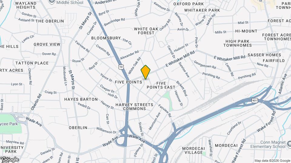 1716 Scales St Map and Location Details