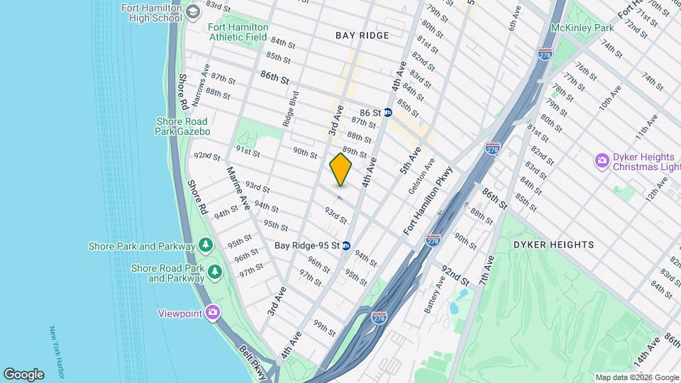 345 92nd St Map and Location Details