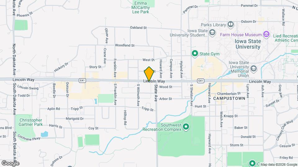 3202 Lincoln Way Map and Location Details