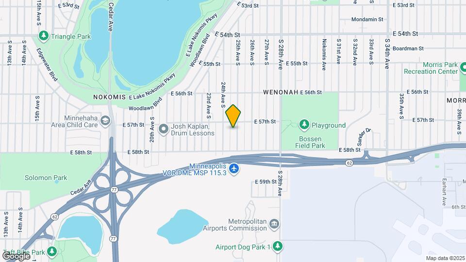 5716 25th Ave S Map and Location Details
