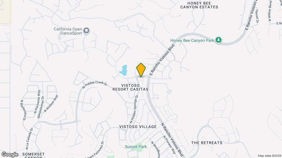 13614 N Vistoso Reserve Pl Map and Location Details