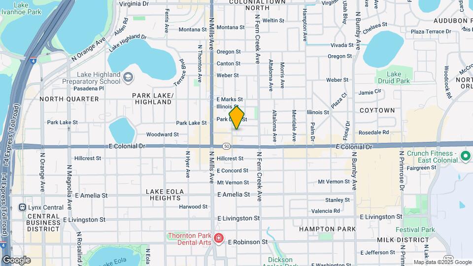 1413 Woodward St Map and Location Details